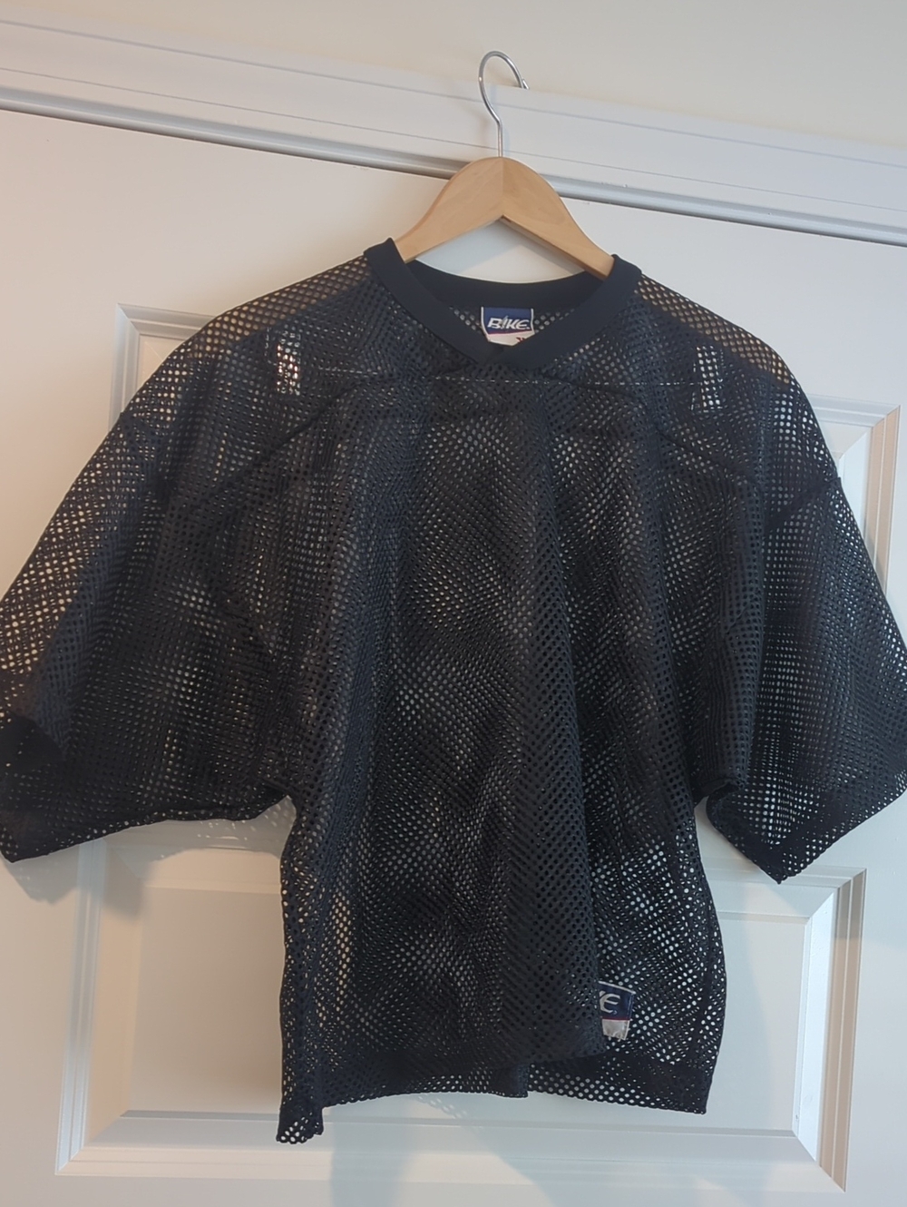 Nike Black Mesh Oversized Short-Sleeve Top P2P 24 L25